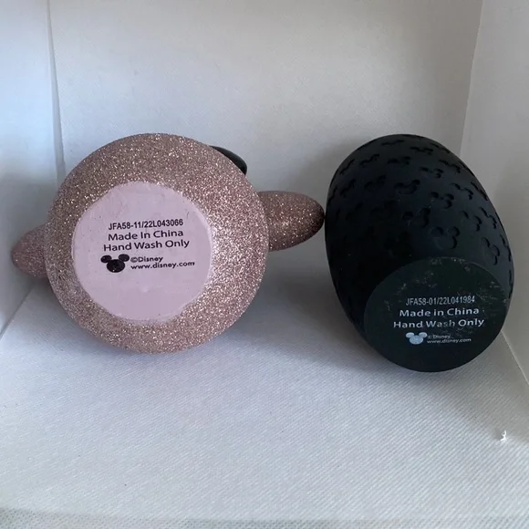 Disney Purple Glitter & Black Minnie Mouse Soap Dispenser & Toothbrush Holder - Picture 7 of 9